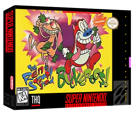 The Ren  Stimpy Show Buckeroos Reproduction Box