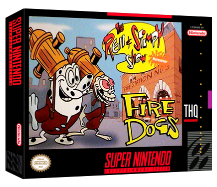 The Ren  Stimpy Show Fire Dogs Reproduction Box