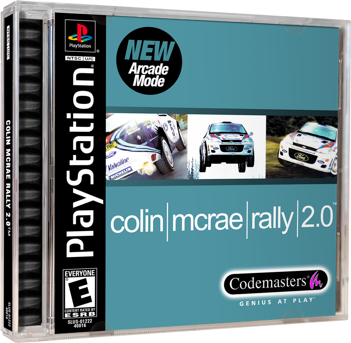 Colin McRae Rally 2.0 | NTSC | Playstation | PS1 | En | Reproduction Case and Booklet - NO GAME
