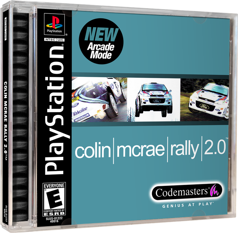 Colin McRae Rally 2.0 | NTSC | Playstation | PS1 | En | Reproduction Case and Booklet - NO GAME