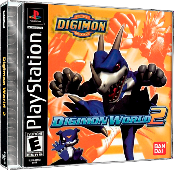 Digimon World 2 | NTSC | Playstation | PS1 | En | Reproduction Case and Booklet - NO GAME