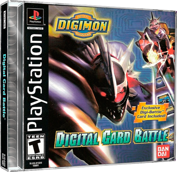Digimon Digital Card Battle | NTSC | Playstation | PS1 | En | Reproduction Case and Booklet - NO GAME