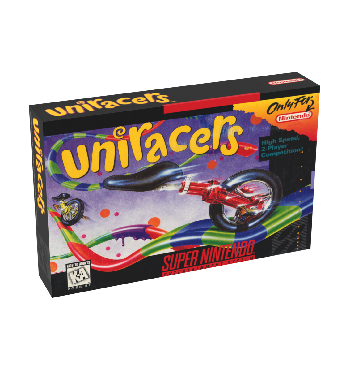 Uniracers Reproduction Box