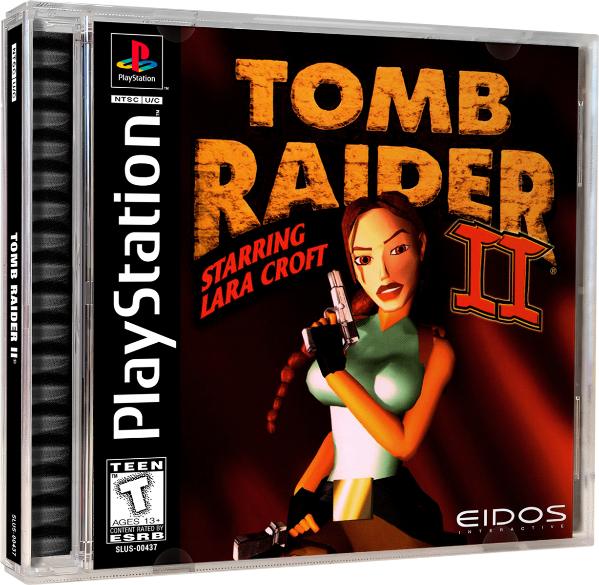 Tomb Raider II | NTSC | Playstation | PS1 | En | Reproduction Case and Booklet - NO GAME