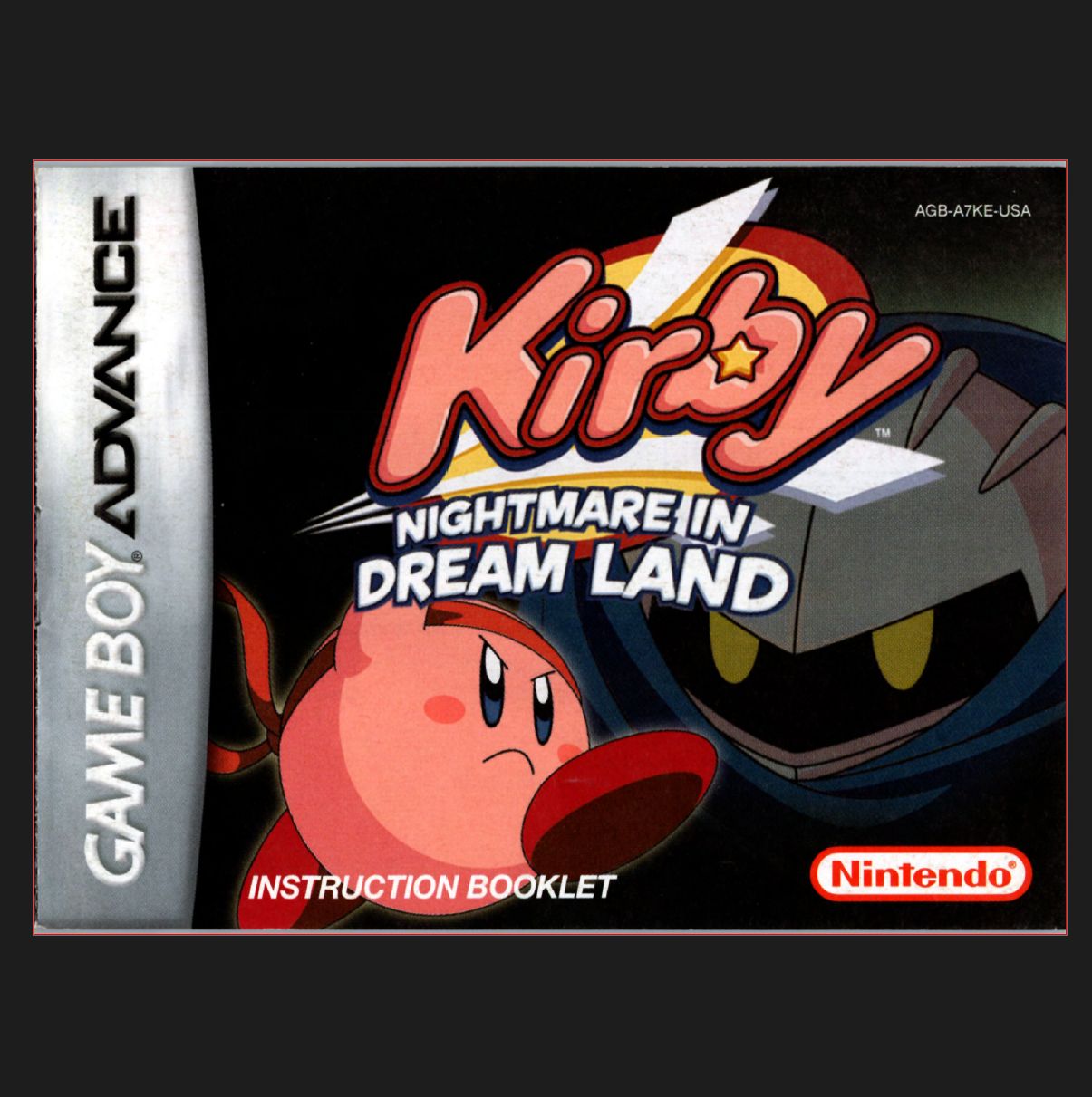 Kirby: Nightmare in Dream Land Reproduction Manual