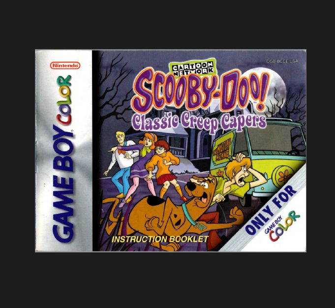 Scooby-Doo Classic Creep Capers Reproduction Manual