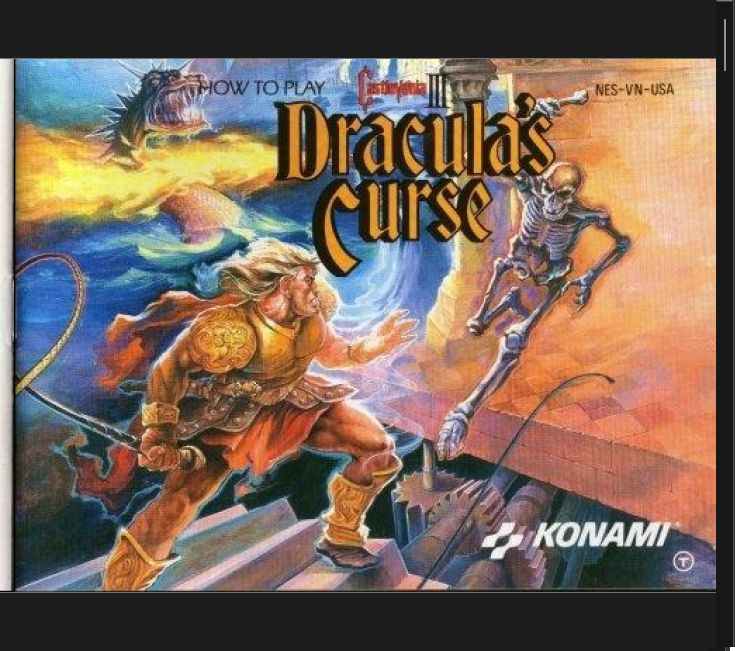 Castlevania 3 Dracula's Curse Reproduction Manual