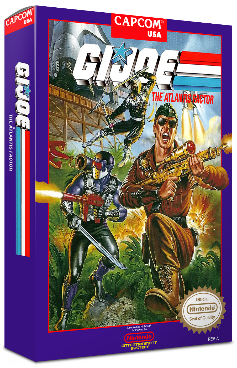 G.I. Joe The Atlantis Factor Reproduction Box