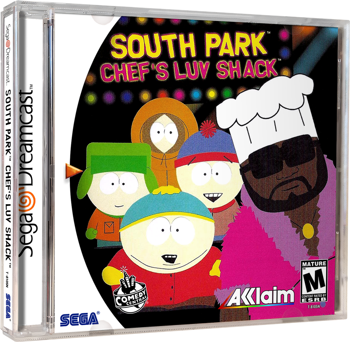 South Park Chefs Luv Shack | NTSC | Dreamcast | DC | En | Reproduction Case and Booklet - NO GAME