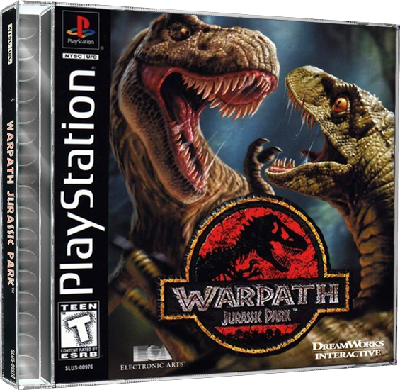 Warpath Jurassic Park | NTSC | Playstation | PS1 | En | Reproduction Case and Booklet - NO GAME