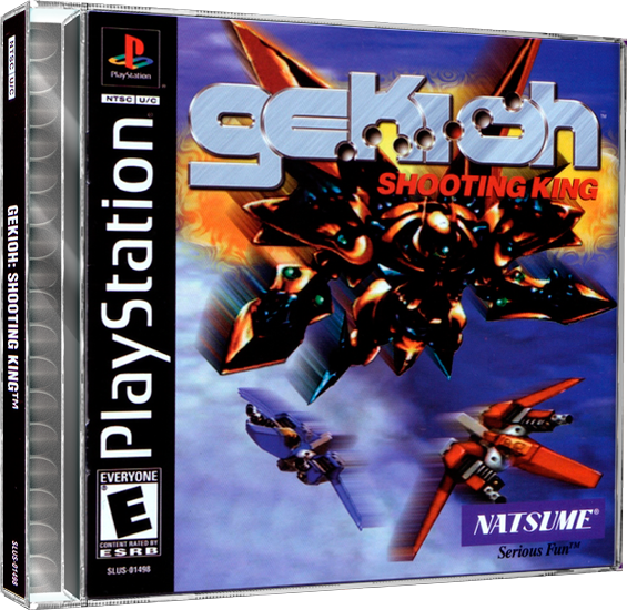 Gekioh Shooting King | NTSC | Playstation | PS1 | En | Reproduction Case and Booklet - NO GAME