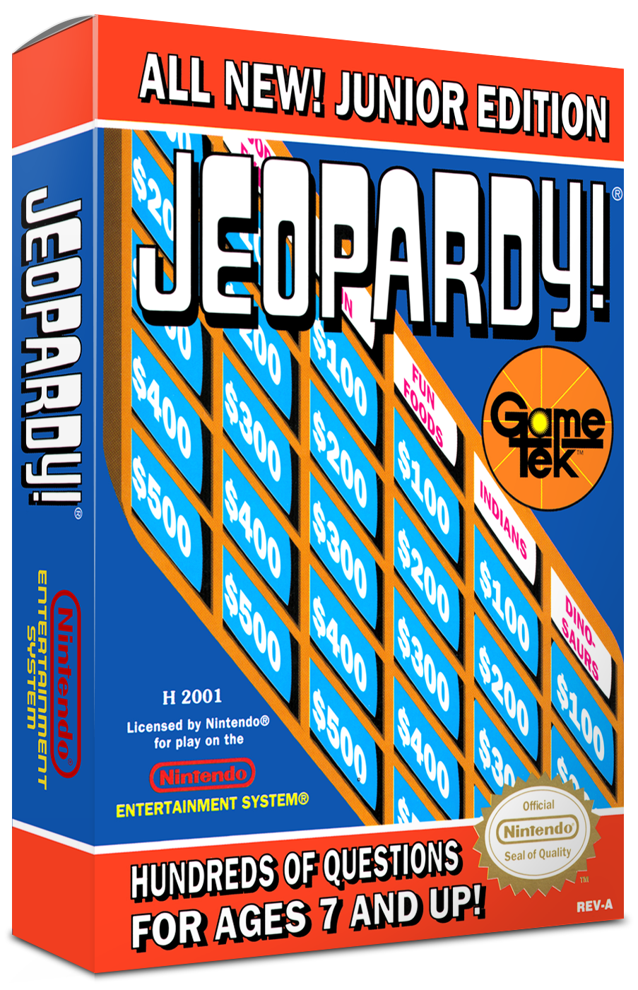 Jeopardy Junior Edition Reproduction Box
