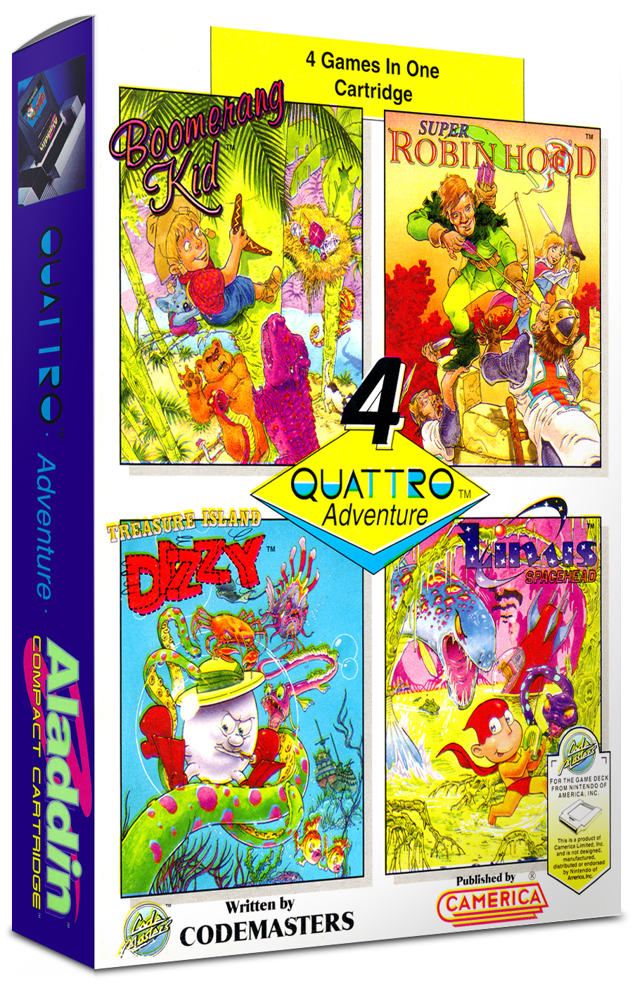 Quattro Adventure Reproduction Box