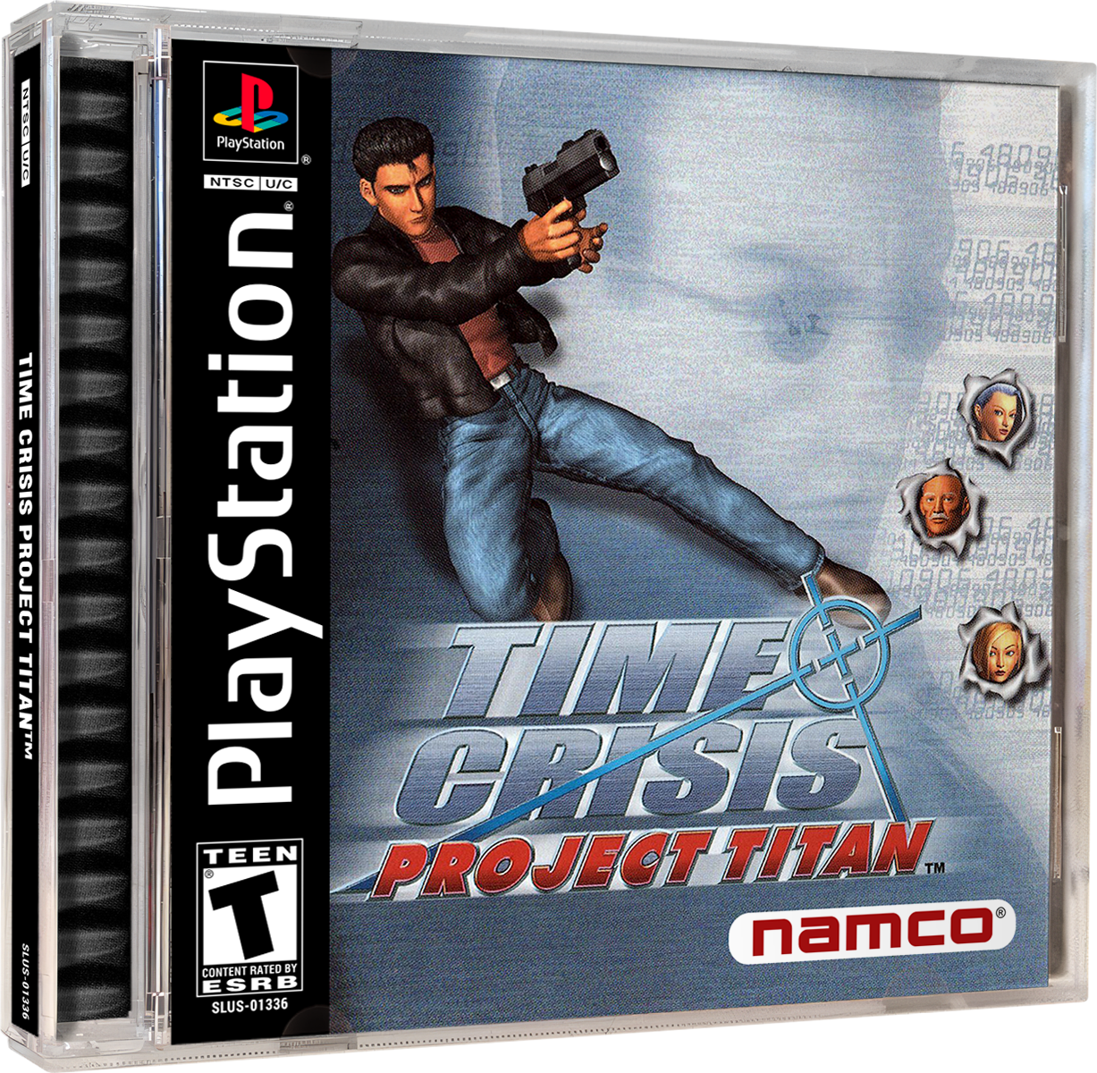 Time Crisis Project Titan | NTSC | Playstation | PS1 | En | Reproduction Case and Booklet - NO GAME