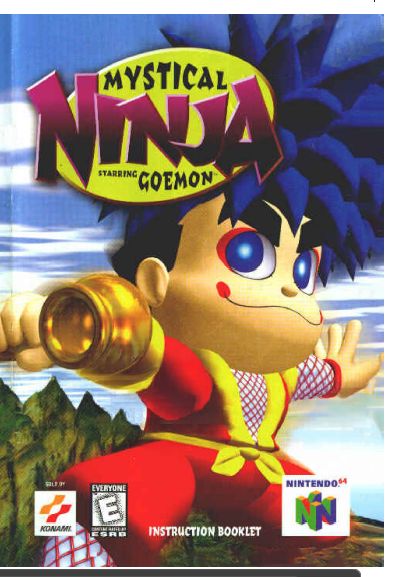 Mystical Ninja Starring Goeman Reproduction Manual