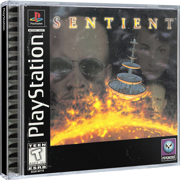 Sentient | NTSC | Playstation | PS1 | En | Reproduction Case and Booklet - NO GAME