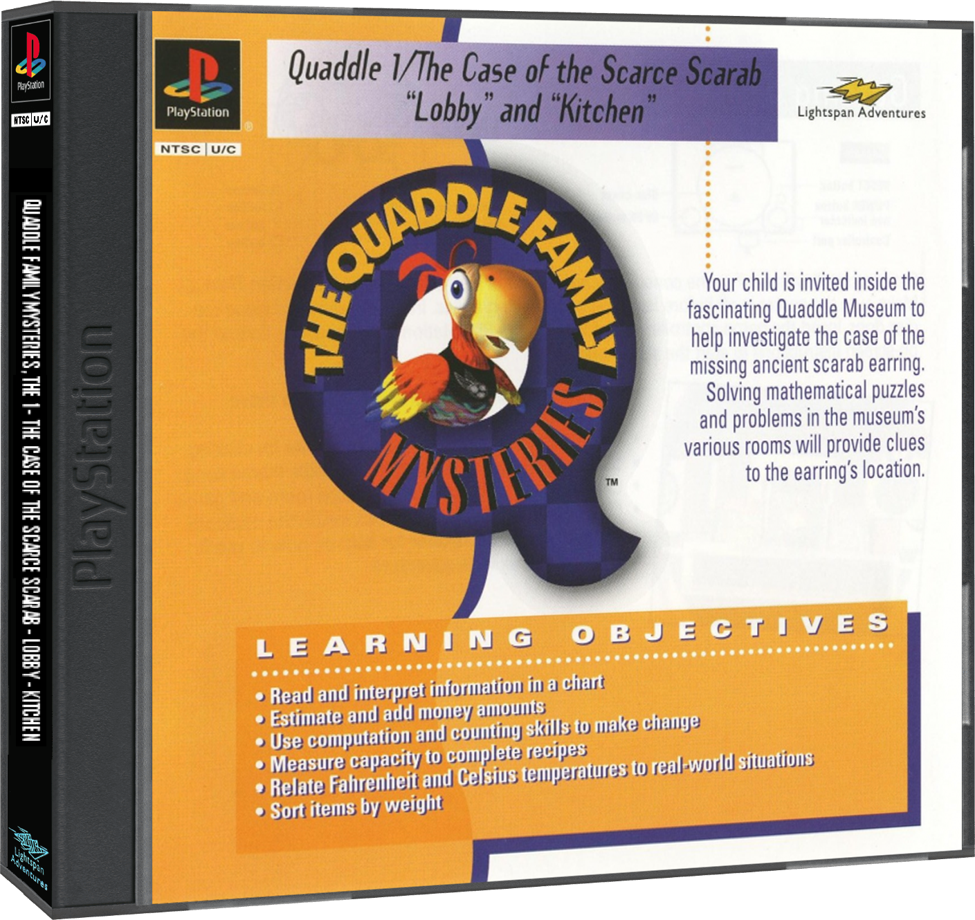 The Quaddle Family Mysteries 1 - The Case of the Scarce Scarab - Lobby &amp; Kitchen