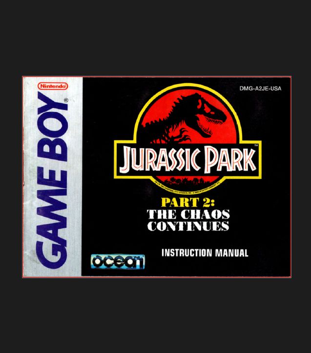 Jurassic Park Part 2 The Chaos Continues Reproduction Manual