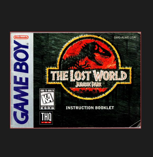 The Lost World Jurassic Park Reproduction Manual