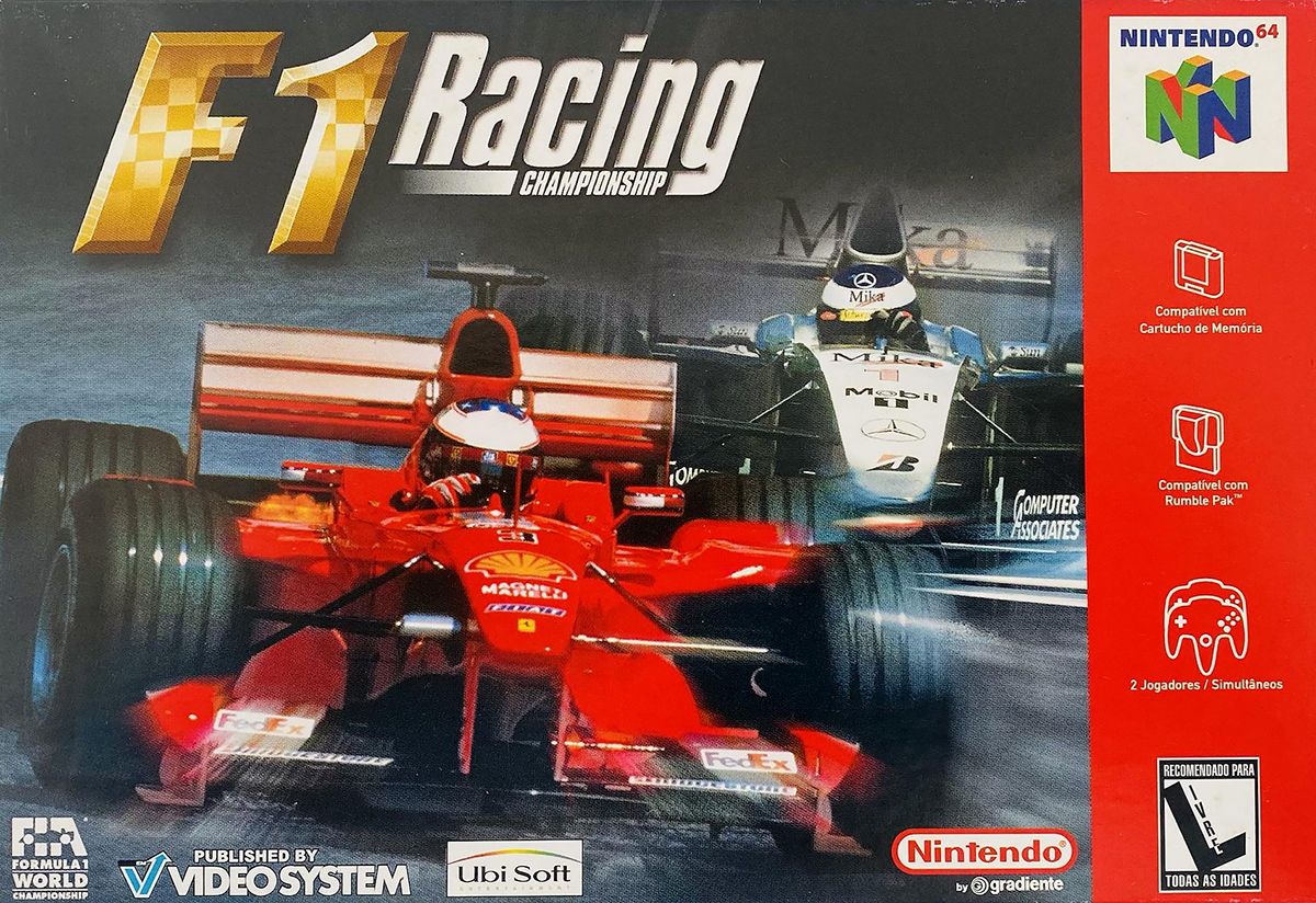 F1 Racing Championship Reproduction Box