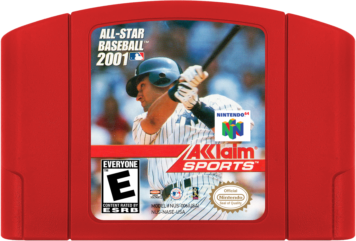 All-Star Baseball 2001 Cartridge Label