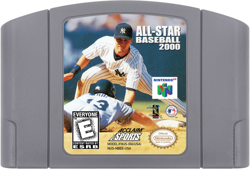 All-Star Baseball 2000 Cartridge Label