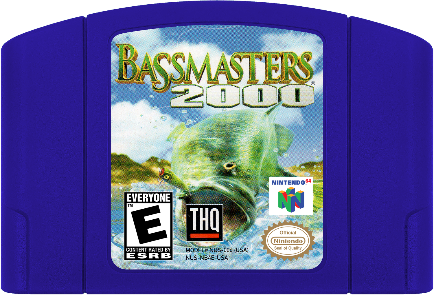 Bassmasters 2000 Cartridge Label