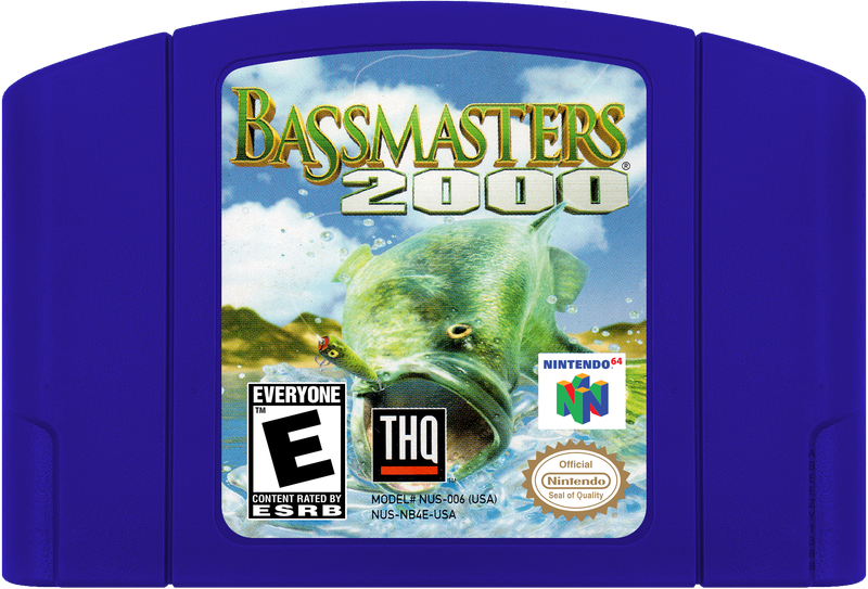 Bassmasters 2000 Cartridge Label