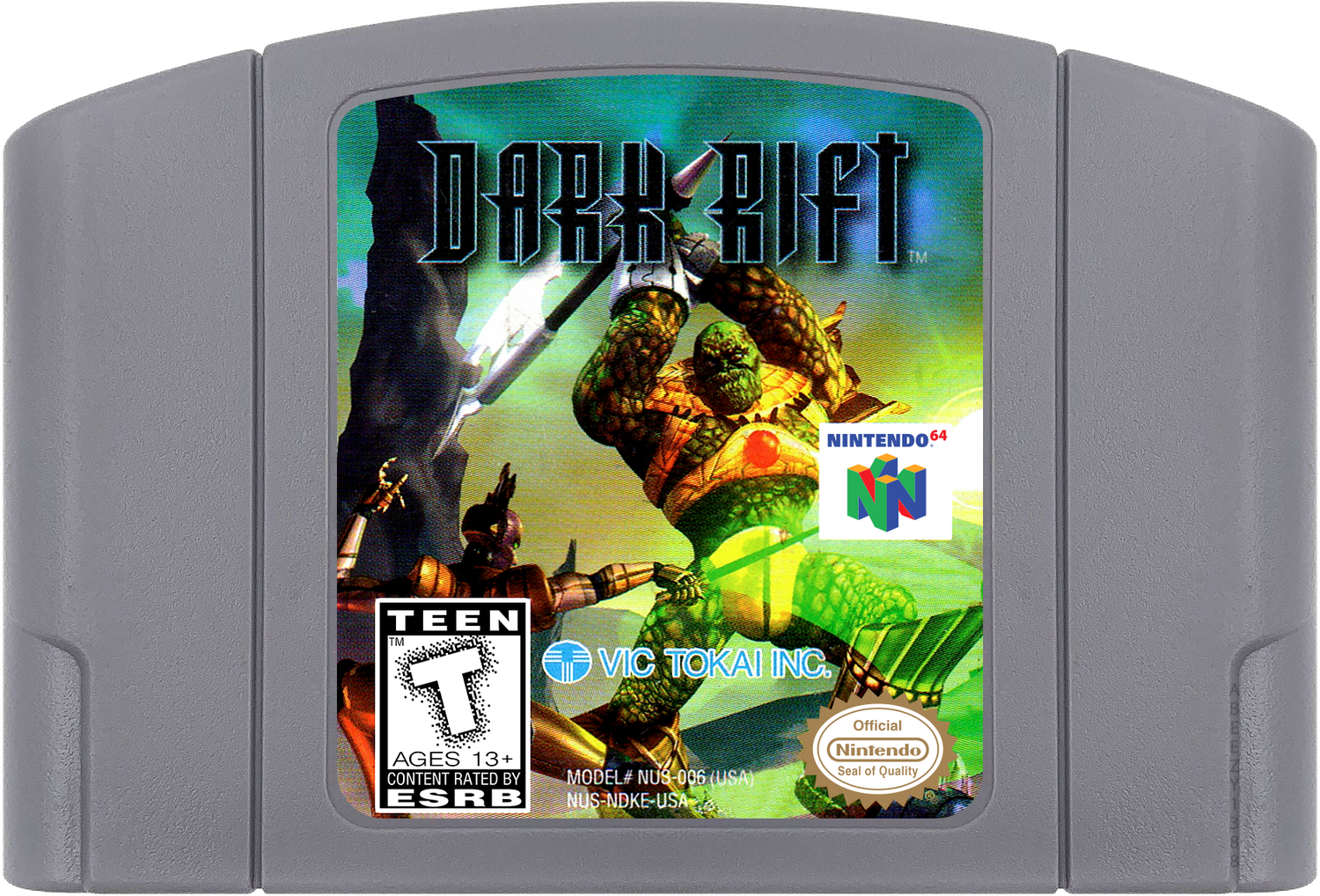 Dark Rift Cartridge Label