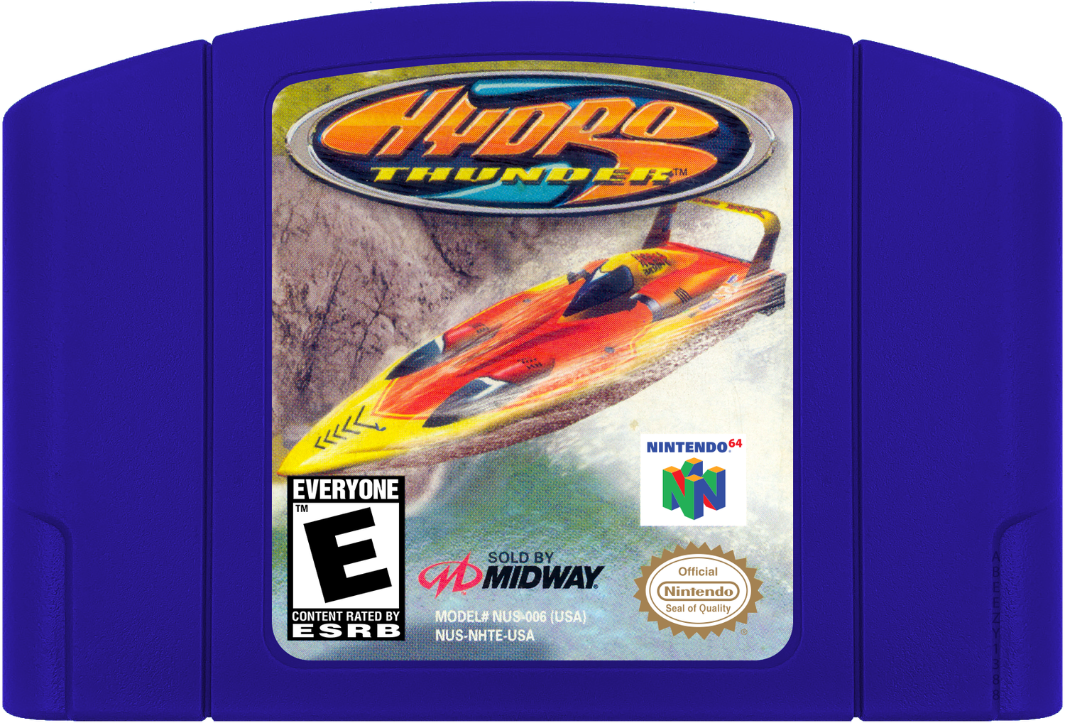 Hydro Thunder Cartridge Label