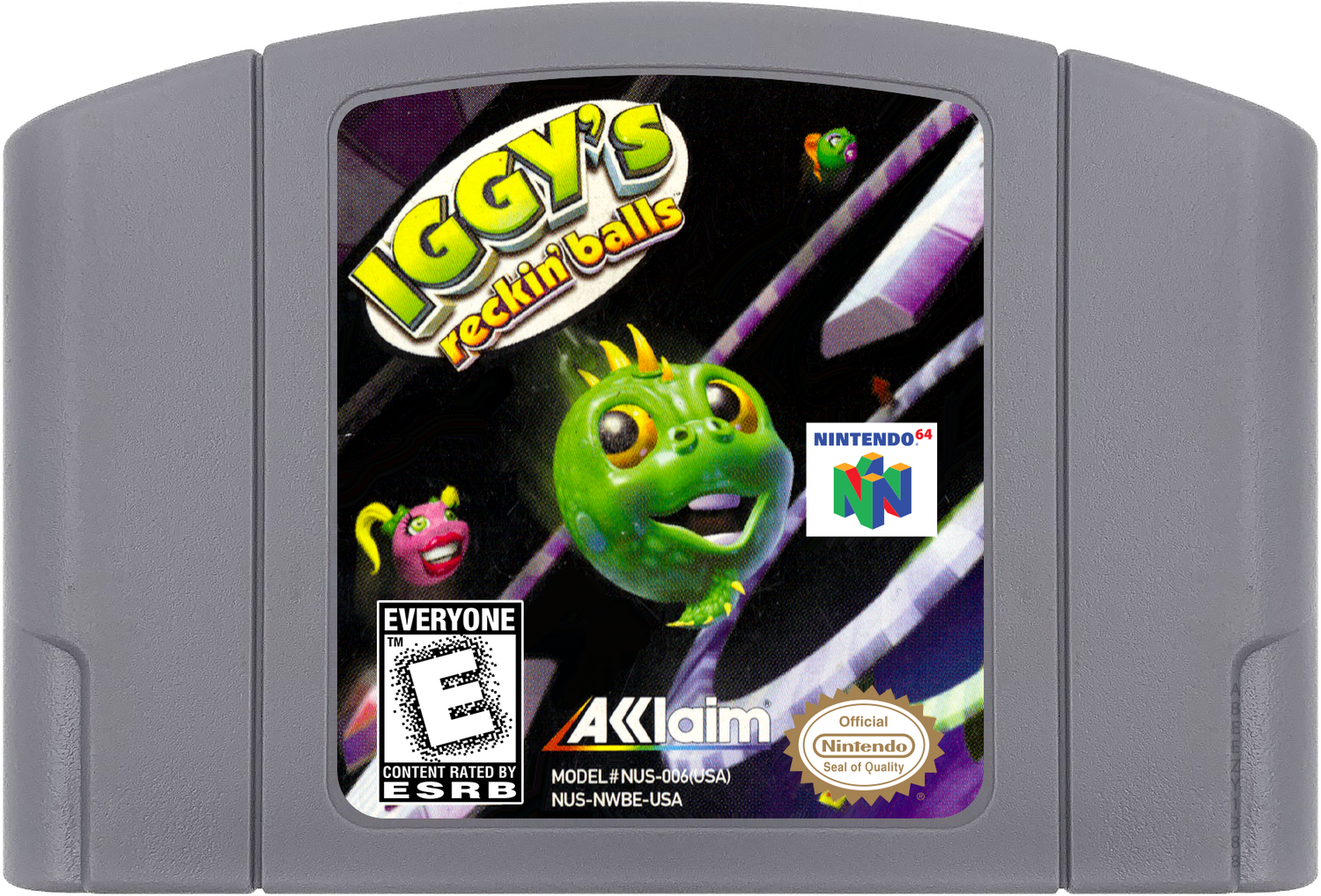 Iggy's Reckin' Balls Cartridge Label