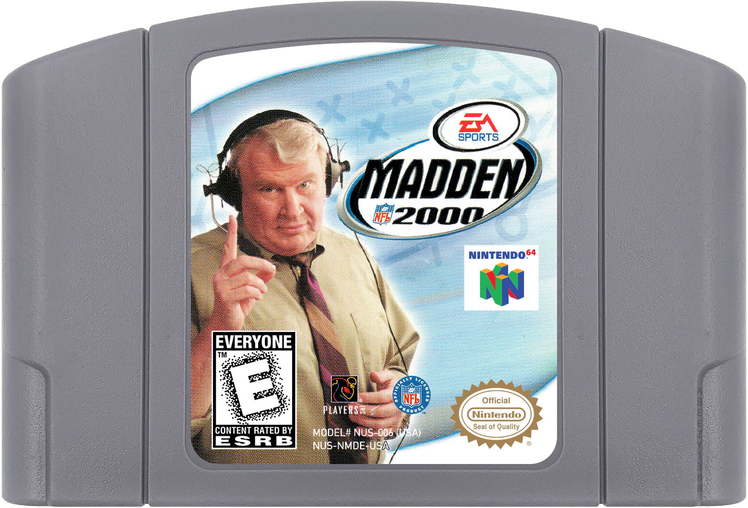 Madden NFL 2000 Cartridge Label