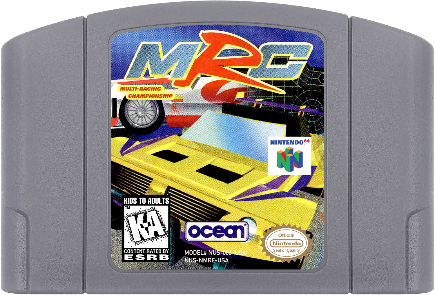 MRC - Multi-Racing Championship Cartridge Label