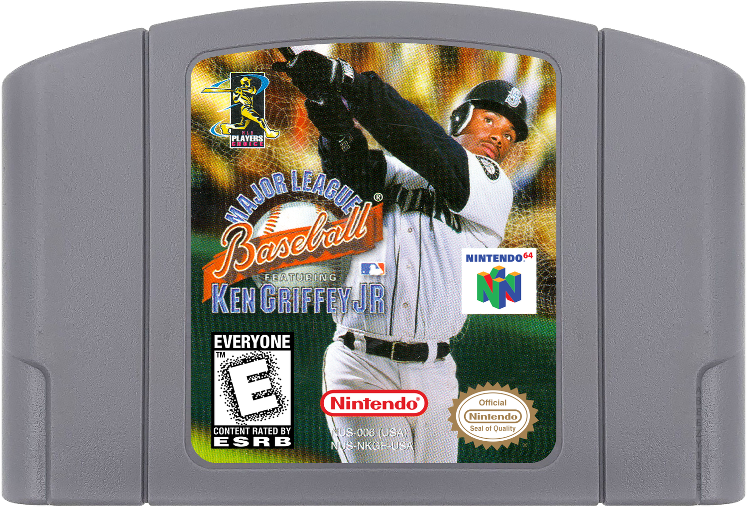 Major League Baseball featuring Ken Griffey Jr. Cartridge Label
