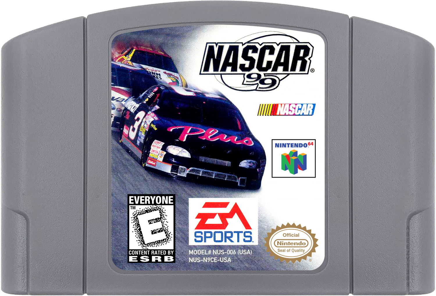NASCAR 99 Cartridge Label