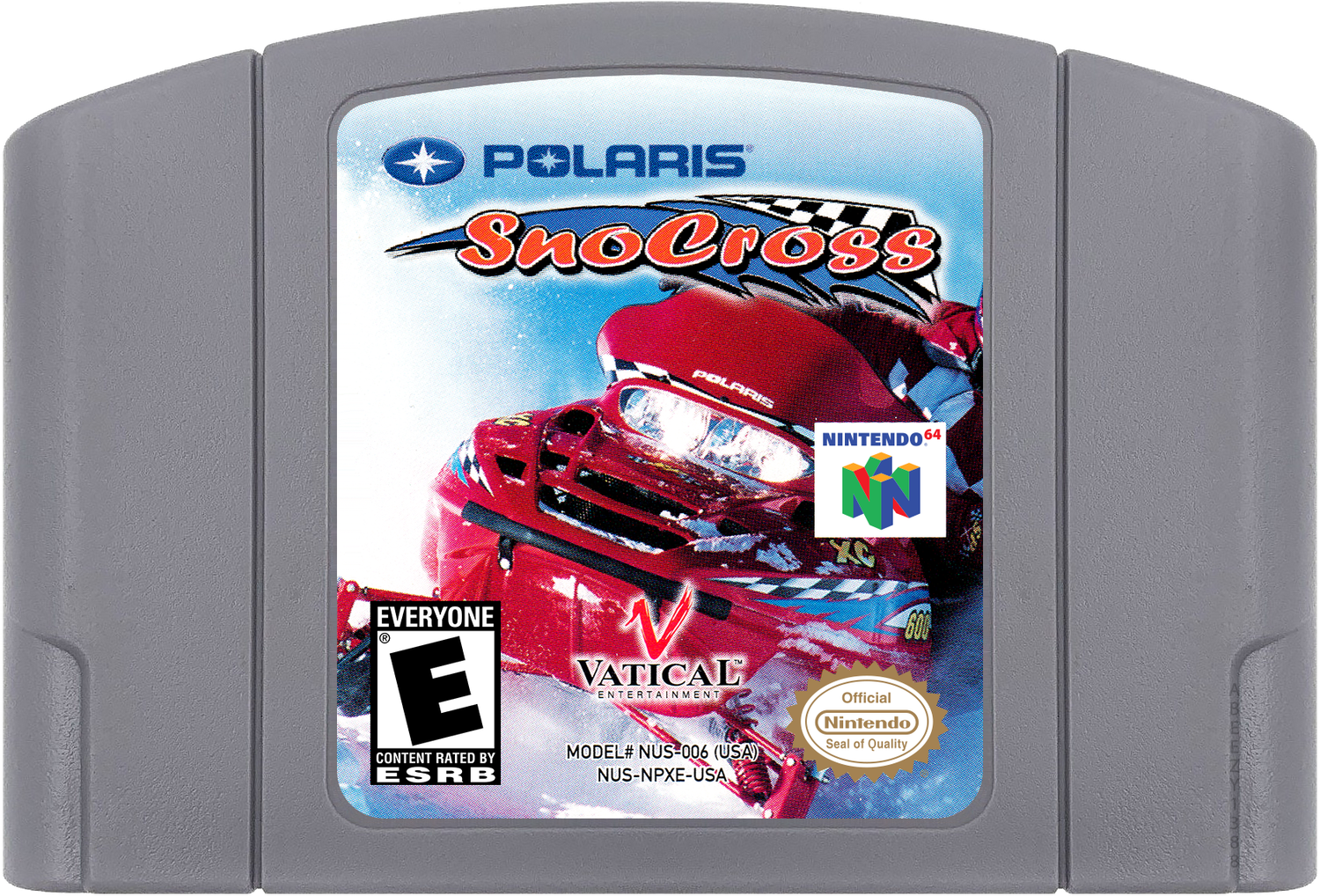 Polaris SnoCross Cartridge Label