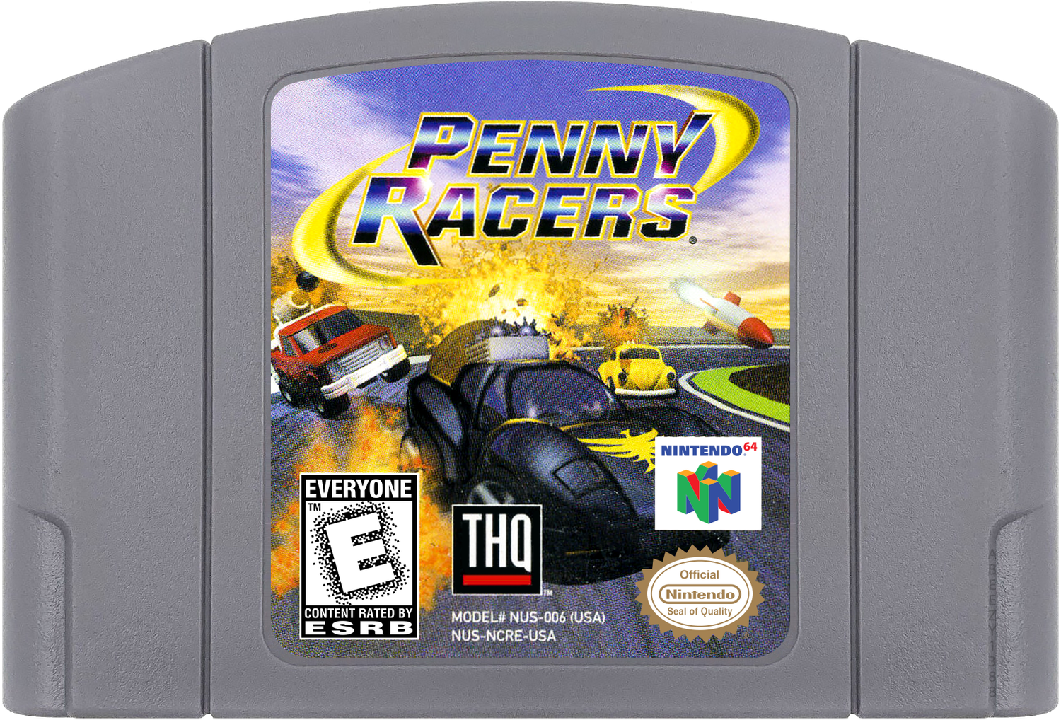 Penny Racers Cartridge Label