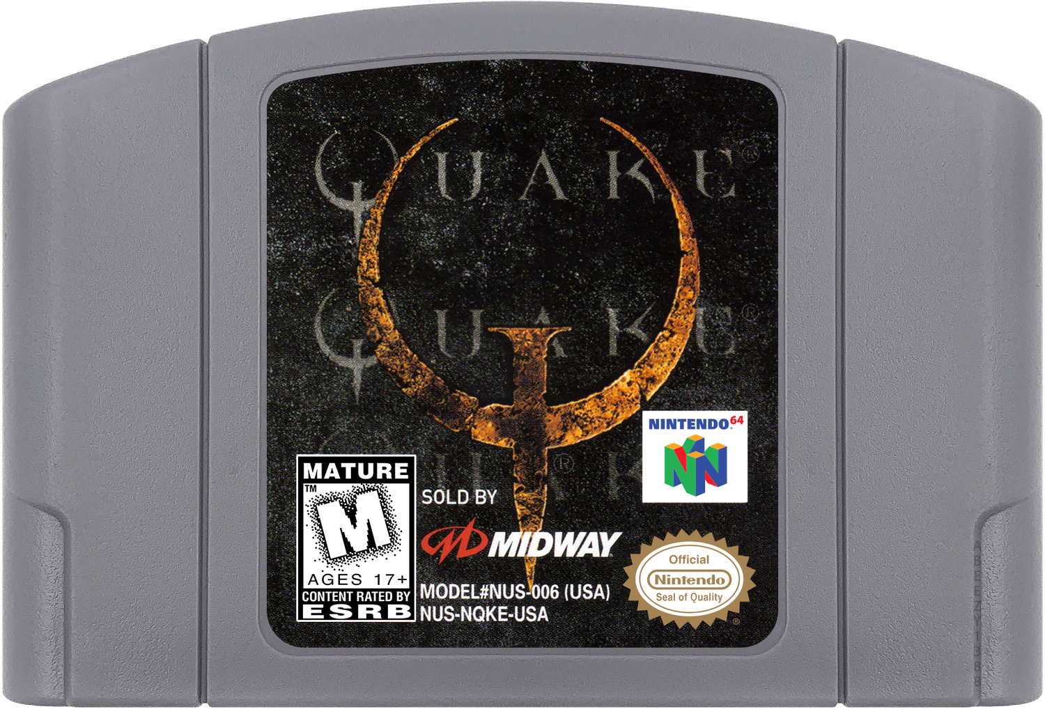 Quake Cartridge Label