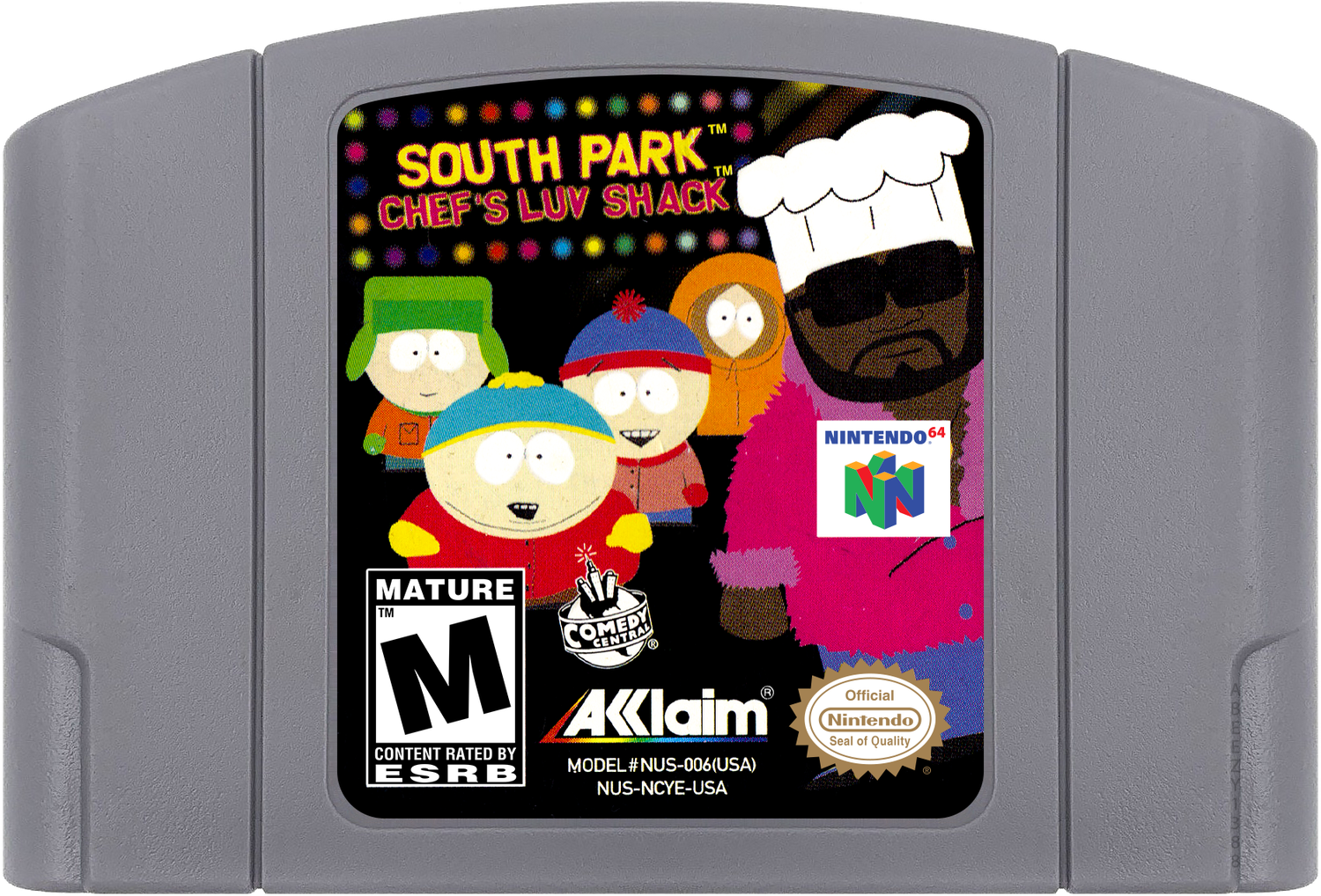South Park - Chef's Luv Shack Cartridge Label