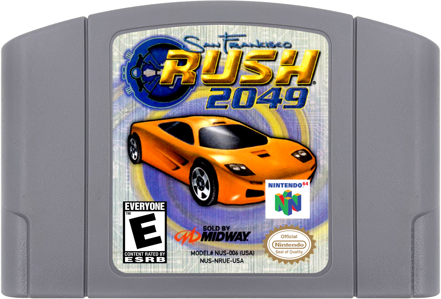 San Francisco Rush 2049 Cartridge Label