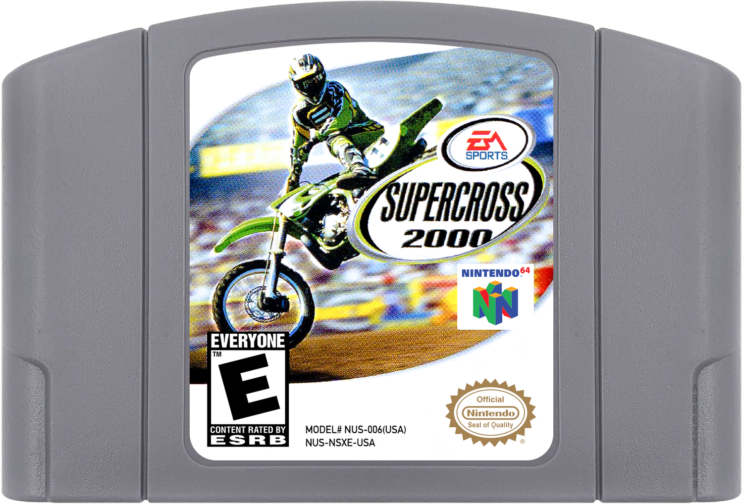 Supercross 2000 Cartridge Label