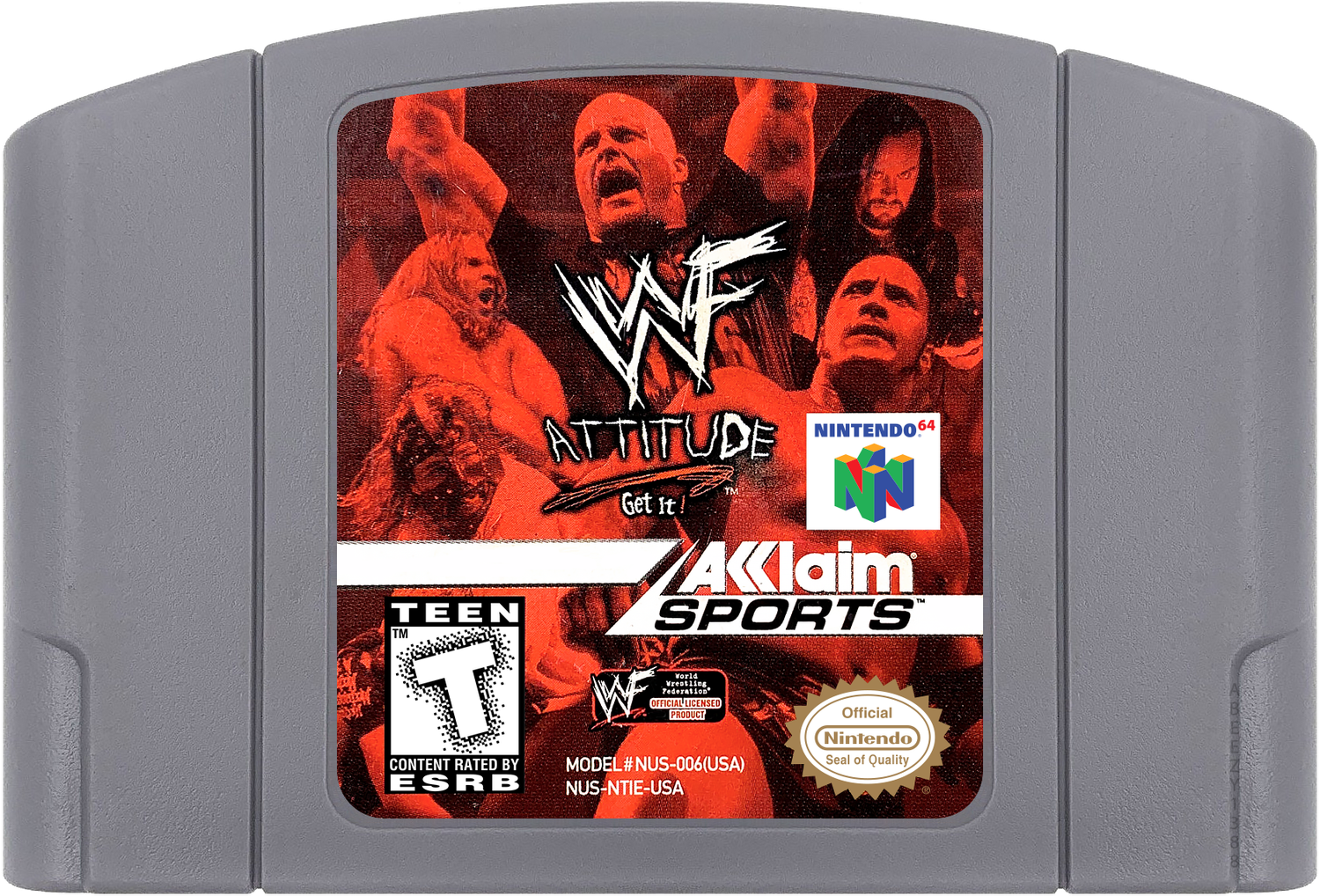 WWF Attitude Cartridge Label