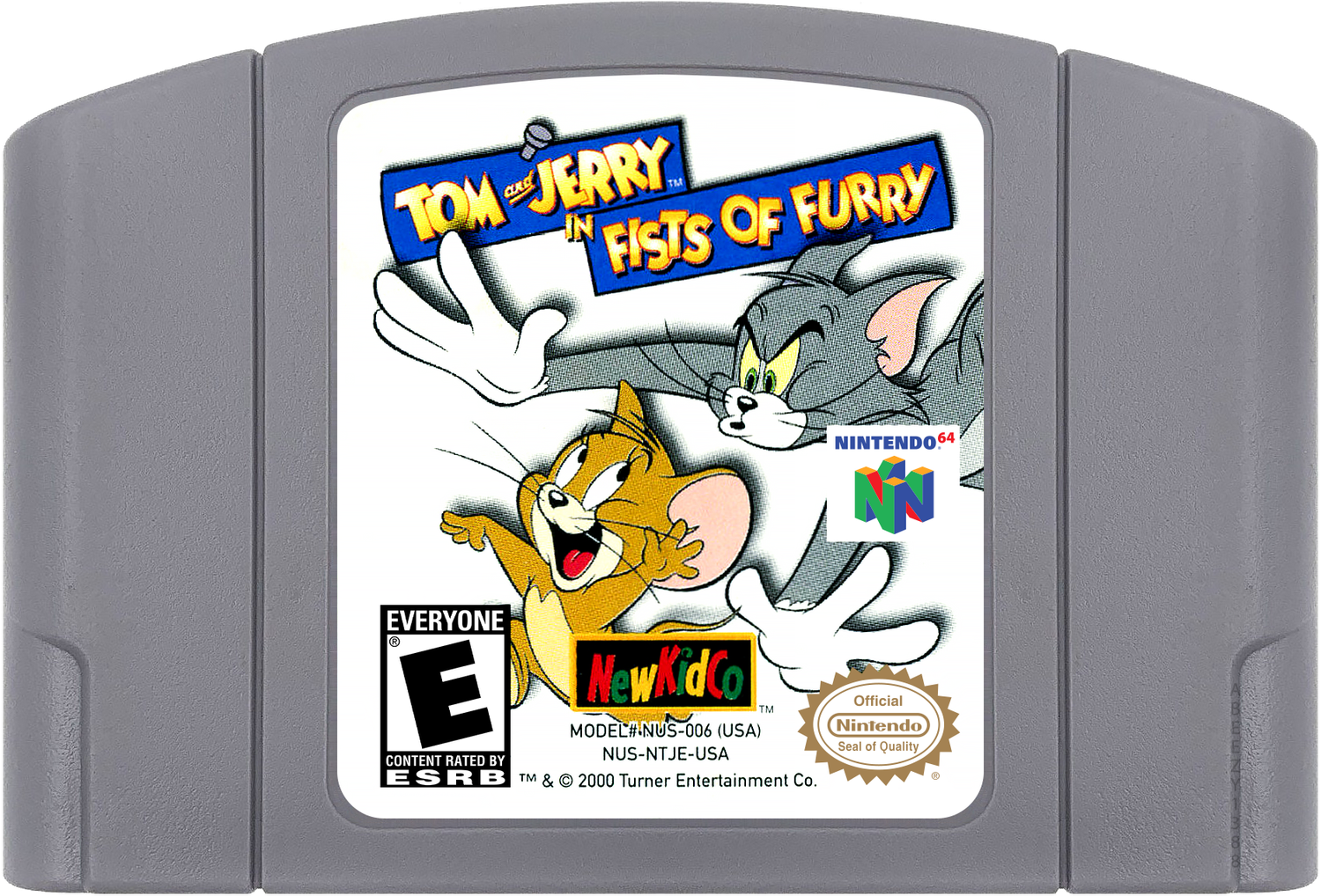 Tom and Jerry in Fists of Furry Cartridge Label