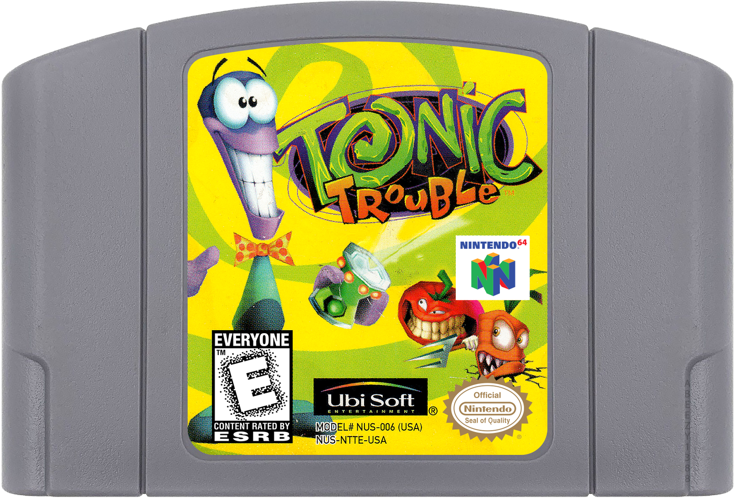 Tonic Trouble Cartridge Label