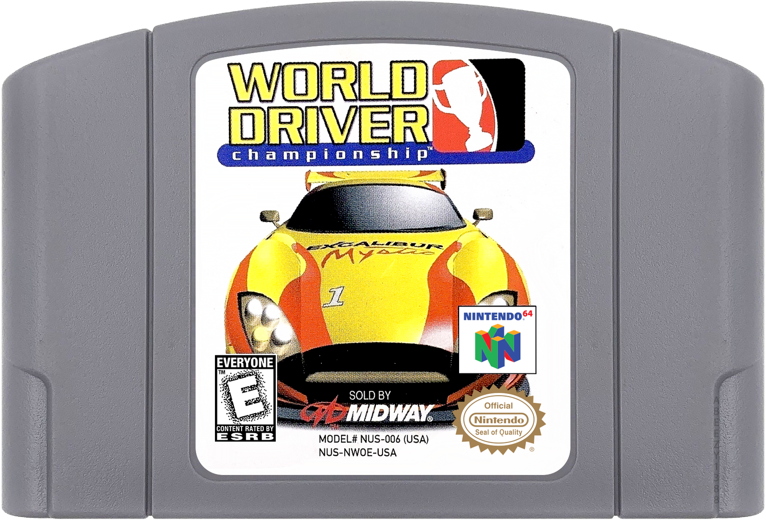 World Driver Championship Cartridge Label