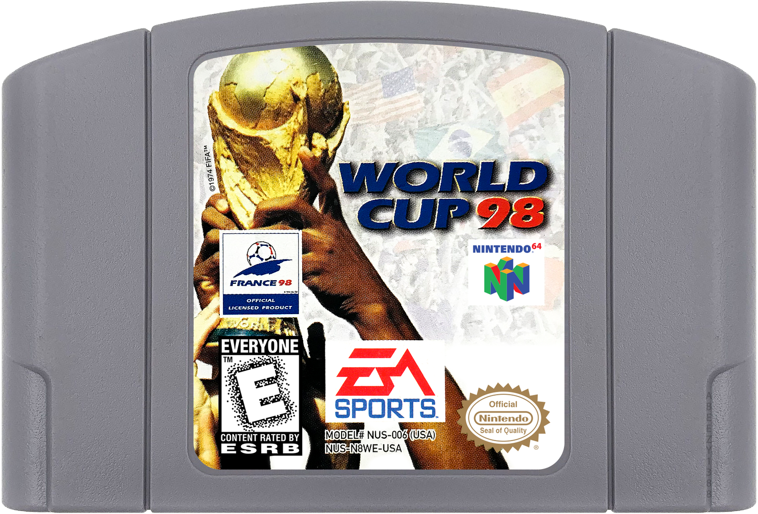 World Cup 98 Cartridge Label
