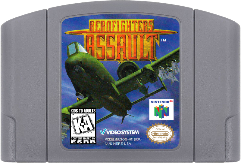 AeroFighters Assault Cartridge Label