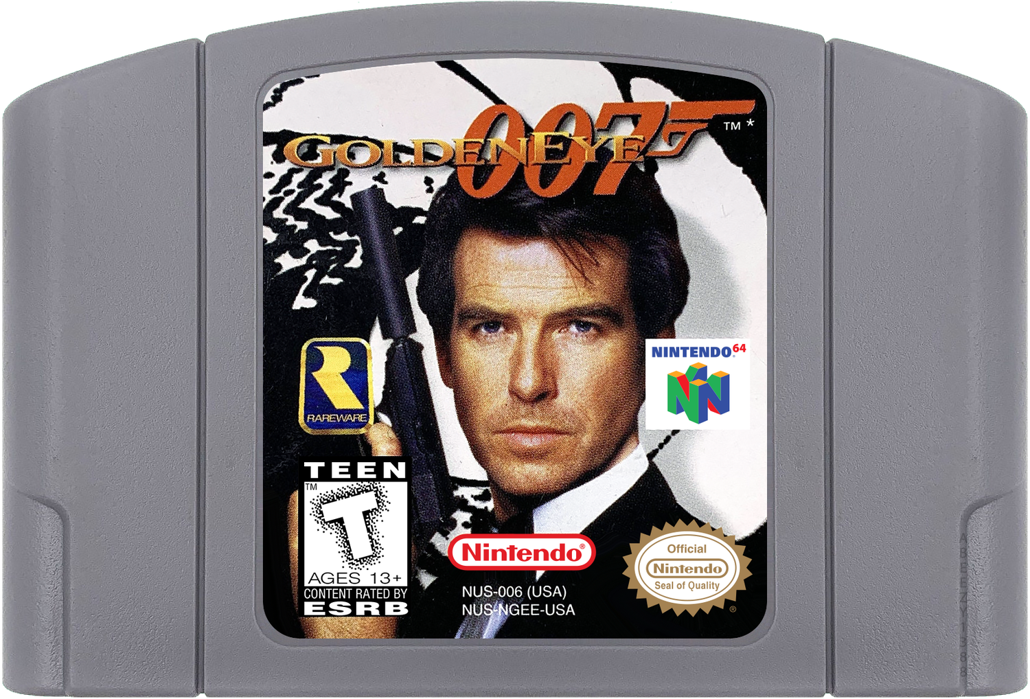 GoldenEye 007 Cartridge Label