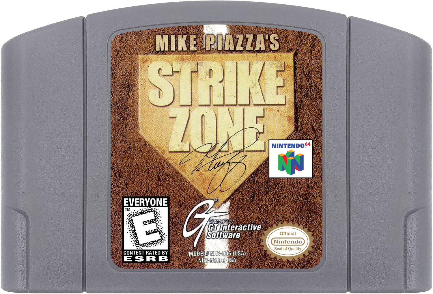 Mike Piazza's Strike Zone Cartridge Label
