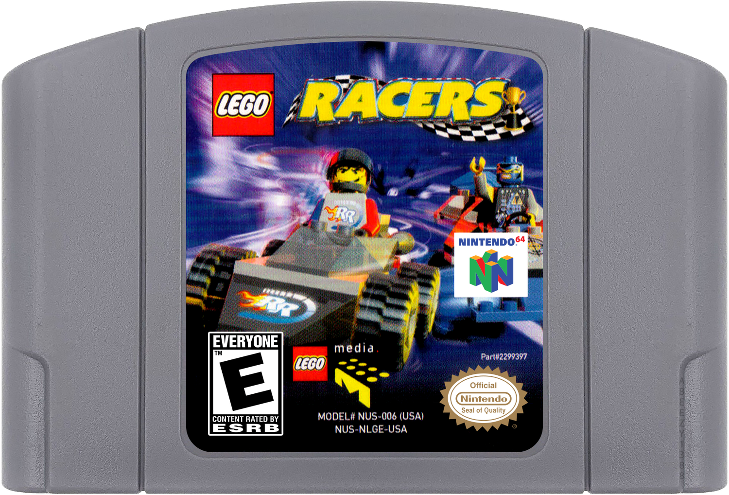 LEGO Racers Cartridge Label